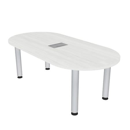 Skutchi Designs 33.5 in W, 59.5 in L, 29 in H, Engineered Wood Top, White H-RAC-3460-PT-WC-EL